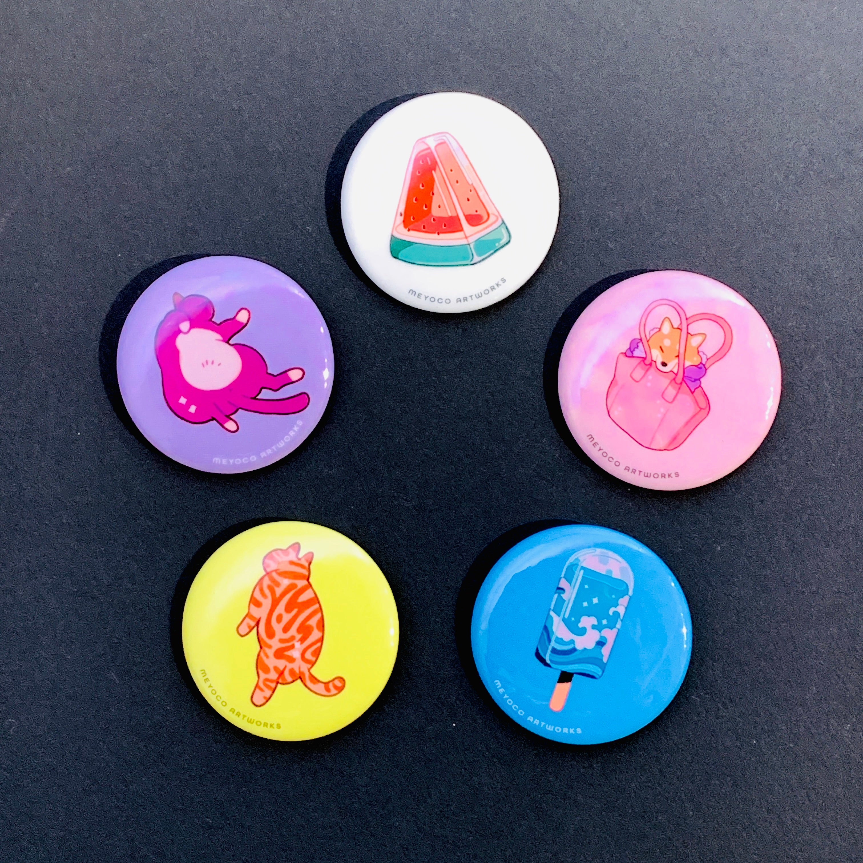 Button badge set
