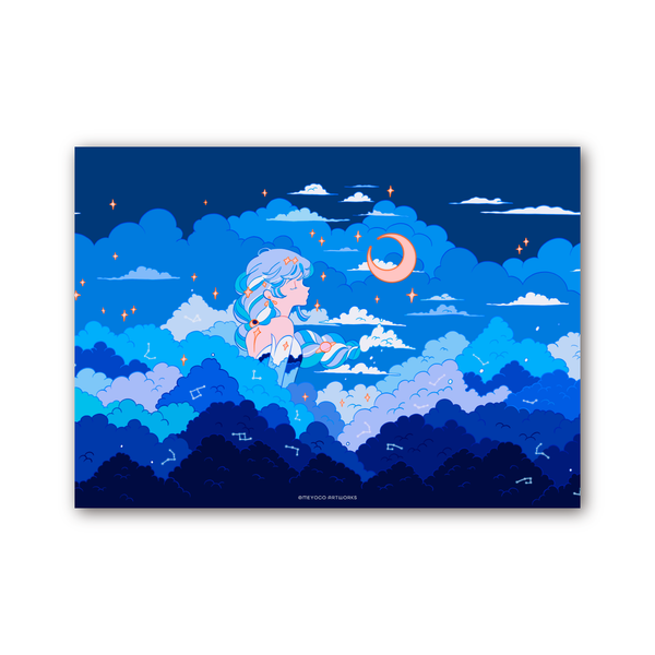 Meyoco / Moon Girl (Art poster)